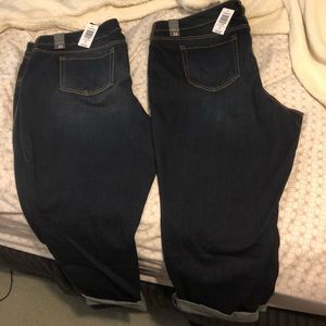 Torrid crop jean capris